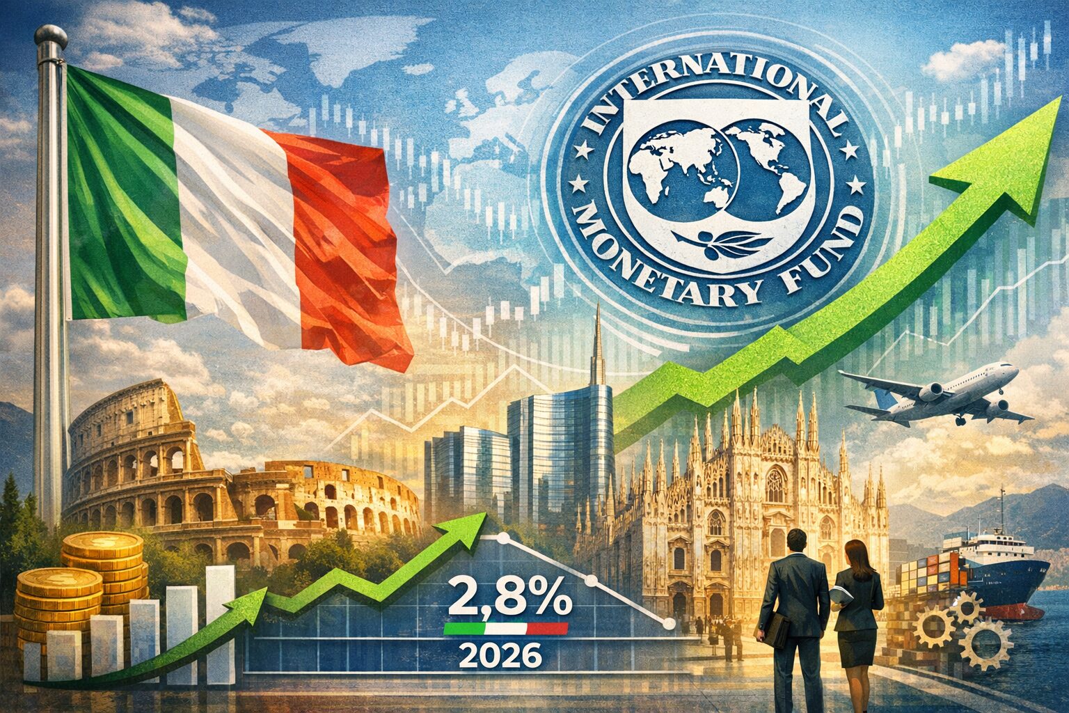 Italia: conti pubblici in miglioramento secondo il FMI, opportunità e scenari per le PMI